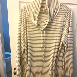 Haven Beige Striped Tunic